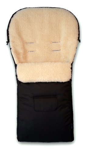 Footmuff In Black 41.34" Of BABY JOY AmM-105-01 Very Thickly Padded Footmuff Suitable For Buggies Strollers Carriages And Much More