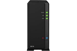 Synology DS118 6 TB (1 x 6 TB WD RED) 1 Bay Desktop NAS Unit