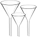 Produktbild E-CHENG Set of 3 Glass Funnels Diameter 40mm 50mm 60mm