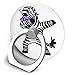 Price comparison product image Fighwy Dab Dance Zebra Cell Phone Ring Holder Universal Smartphone Ring Grip Stand Car Mount 360 Rotation For IPhone, IPad, Samsung, HTC, Google Pixel, Nokia, LG