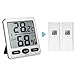 Produktbild Luckiests 1 bis 2 Thermometer Humidometer Konsole Receiver Wireless Digital Thermo-Hygrometer Remote Sensor Emitter Humidore