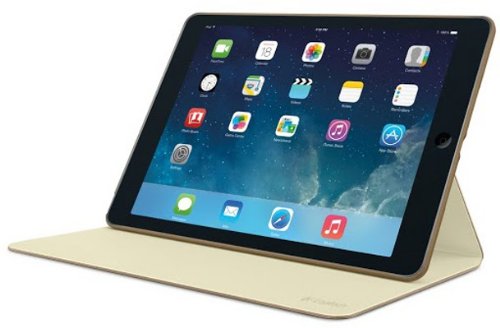 Preisvergleich Produktbild Logitech Hinge Schutzhülle mit Ständer für Apple iPad Air braun