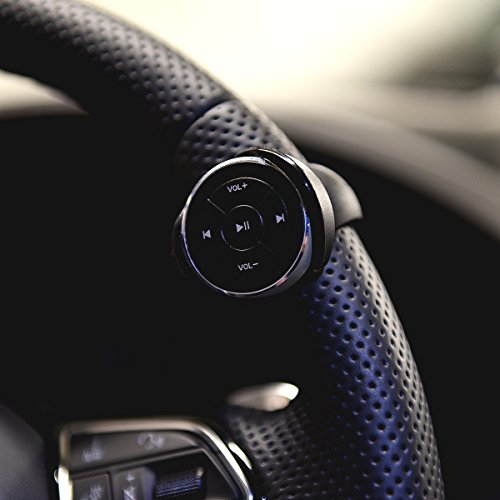 kwmobile Bluetooth Media Button für Smartphone und Tablet – KFZ Auto Audio Bedienung für iPhone, Samsung, Huawei iPad uvm - 6