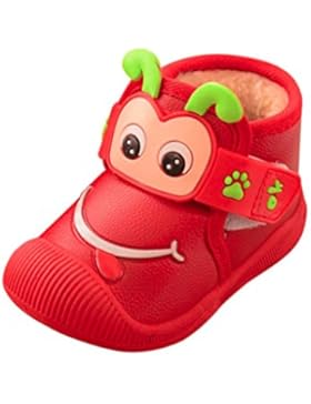 Kinder-Turnschuh-Stiefel,OYSOHE neugeborene Karikatur-Flock-warme Baby-Mädchen-Schuhe