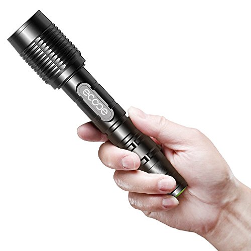 Ecooe Taschenlampe LED Cree XML-2 T6 mit Batterie und Ladegerät Weihnachtsgeschenk - 8