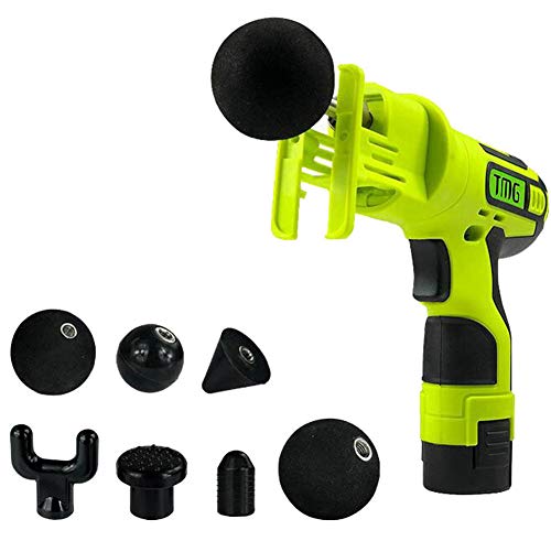 Preisvergleich Produktbild ASDF JL Elektrische Massagepistole Triggerpunktmassage Kompakte Chiropraktik GanzköR Perschmerzen Entlasten,Green