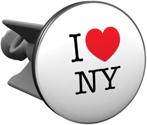 Plopp Sink Plug I love NY, Plug, for Wash Basin, Drainage