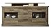 Produktbild trendteam Wohnzimmer Sideboard Schrank Wohnzimmerschrank Montreal, 206 x 101 x 42 cm in Eiche Monument  Dekor mit viel Stauraum und Ablageflächen
