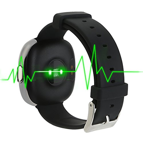 NONMON Blutdruck Herzfrequenz Monitor Fitness Tracker Pulsuhr Glasschirm - 2
