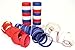 Produktbild 27 Luftschlangen ROT WEISS BLAU // USA Amerika Holland Frankreich Party Geburtstag Stars Stripes Feier Fete 3 Rollen Deko Motto US Mottoparty