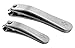 Premium Stainless Steel Professional Nail Clippers Kit for Fingernails & Toenails + 1 Nail File (Cleaner) with a Travel Leather Case - a Set of Sharp Nail Cutters, 100% Money-Back Guarantee of Satisfaction!