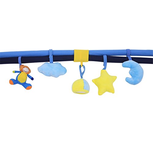Baby Spielbögen Musical Playmat Activity Gym Boden Erlebnisdecke mit Soft Hanging Spielzeug - 5
