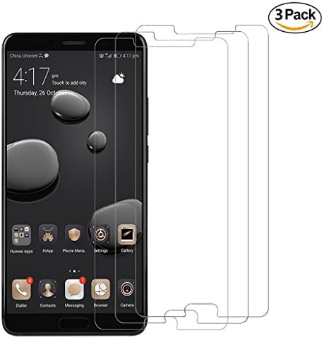 3 x 10, Voroar Pro Tempered Glass 9H Hardness Screen Protector Huawei Mate/Ultra Clear Screen Protector [/Resistant to Oil and Fingerprint Tempered Glass Film