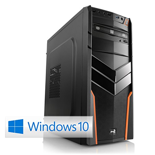 Gaming PC IDV Intel i5-7600 inkl. Windows 10 Home - Intel Quad-Core i5-7600 4× 3500 MHz, GeForce GTX 1070, 16GB RAM, 240GB SSD, 1TB HDD, USB 3.1