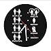 Produktbild Hyllbb Endergebnis Der Datierung Dekorative Wanduhr Böse Hochzeit Mantra Wall Decor Böse Hochzeit Mantra Ehe Clock Paar Geschenk