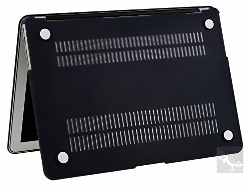 Gecko Macbook Air 13″ Clip On Case – Schwarz – trendige Farben / perfekter Schutz in der Farbe schwarz / black geeignet für MacBook Air 13,3″ (Typ A1369/ Typ A1466 2013/2014) - 3