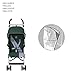 Maclaren Triumph Lightweight Multi-Position Recline Seat Buggy with Leg Support Cushion