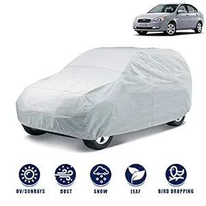 Kingsway Dust Proof Car Body Cover for Hyundai Verna (Model Year : 2006-2010) (Silver Matty, Triple Stitched)