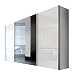 Produktbild Express Möbel Schwebetürenschrank 3-türig Stars Weiß 45350-203 BxHxT 350x216x68