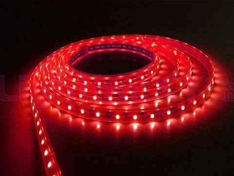 JnDee Starter Kits -Red 5M (16.4ft) 300 Flexiable LED Strip LED Tape Light Ribbon/ 5 Metres with 300 SMD LEDs with 12V DC Transformer