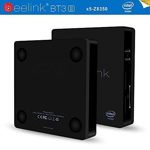 Mini-PC Desktop Beelink BT3Ⅱ 4K Intel Atom x5-Z8350 Processor 64Bit Intel HD Graphics 400 DDR3 2GB bis zu 1.92GHz ,Unterstützt Windows system and Linux system , WiFi IEEE 802.11a / b / g / n 2.4G/5.8G Ethernet 1000Mbps LAN Bluetooth BT 4.0 - 4