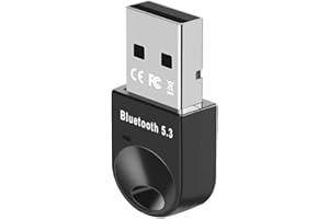 YiYunTE Adaptador Bluetooth 5.3 USB Transmisor Receptor Bluetooth USB Adaptador Bluetooth para Auriculares Altavoz Teclado Bluetooth Adaptador USB para PC Bluetooth USB Dongle Stick Plug Play