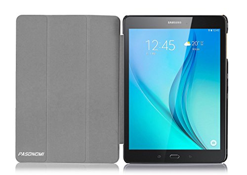 Pasonomi   Funda y Soporte de Cuero Sint  tico para Galaxy Tab A 8 0 SM-T350 para Funci  n de Auto Wake Sleep  Azul 