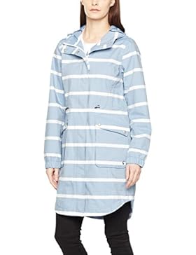 Tom Joule Damen Regenmäntel Raina, Blau (Blue Stripe Blustrp), 38 (Herstellergröße:38)