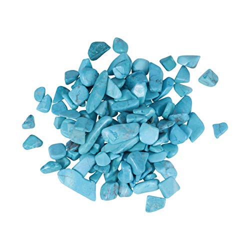 Preisvergleich Produktbild SUPVOX 500g Natursteinhackschnitzel Heiledelstein Perlen Quarzsteine Edelsteinhackschnitzel Dekorative River Rock Steine für Aquariengarten Aquarium 500g