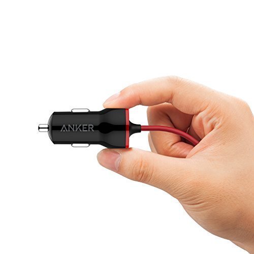 Anker PowerDrive 12W Kfz Ladegerät mit Lightning Stecker Apple MFi Zertifiziert Auto Ladegerät für iPhone 7s 7 7s Plus 6s 6 6s Plus 5S 5C 5, iPad Air 2 und weitere (Schwarz) - 7