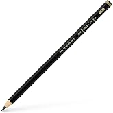 Faber-Castell Pitt Matt Dereceli Kurşun Kalem, 4B, Ultra Mat, Parlama Yapmaz, Siyah Beyaz &Ccedil;izimler İ&ccedil;in, Teknik &Ccedil;izim ve Eski