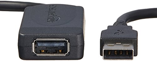 AmazonBasics – Aktives Repeater- / Verbindungskabel, USB-Typ-A-Stecker auf USB-Typ-A-Buchse, USB 2.0, 9,75 m - 2