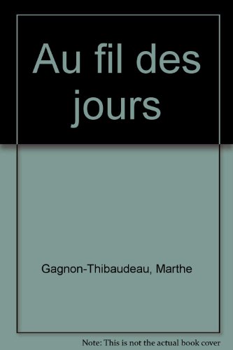couverture de : Au fil des jours