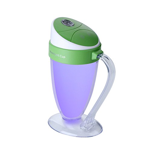 YCTA 110ML Aroma Diffuser,Ultraschall Nebel Luftbefeuchter Kaltnebel Aromatherapie ätherisches Öl Düfte Diffusor Elektrische Duftlampe mit 7 LED Farbwechsel - 6