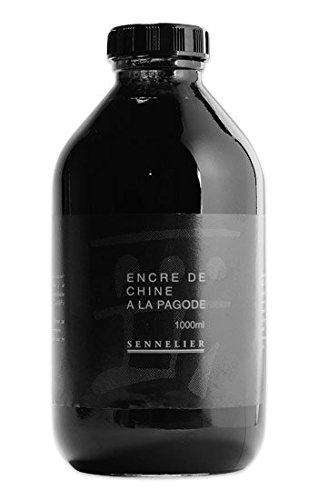 spécifications Sennelier Encre de Chine Ala Pagode Noir 500Ml