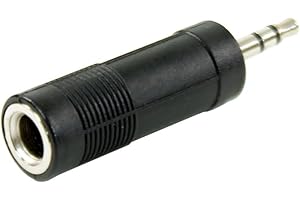 Plugger Adaptateur Jack femelle/mini mâle stéréo Noir