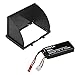 Produktbild 7.4v 1400mah 1c lipo batterie +monitor sonnenschirm sonne haube hubsan h107d h502s h501s fpv2 sender