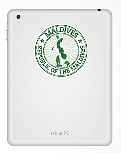 2 x Malediven Gepäck Vinyl Aufkleber Aufkleber Laptop Reise Gepäck Auto Ipad Schild Fun # 4137 – 10cm/100mm Wide - 3