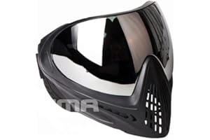 FMA Paintball Airsoft - Máscara de cara completa antivaho F1 con lente de una sola capa protectora