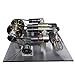 Produktbild TETAKE Stirlingmotor Bausatz 2 Zylinder Stirlingmotor mit Generator High-Power Air STEM Stirling Engine Kit Motor Model Physik Unterricht DIY Spielzeug Geschenk