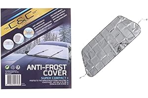 Bâche Pare Brise, 145 X 70 Bâche Pare Brise Anti Givre, Voiture Couverture de Pare-brise, Pare Soleil neige, Pare-brise Avant pour Voiture Anti UV Repliable