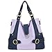 timi & leslie Hannah Pastel Changing Bag (Lilac/ Navy)