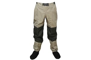 Kylebooker Traspirante Stockingfoot Vita Alta Pesca Wading Pantaloni Waders