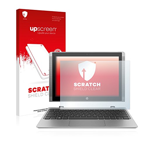upscreen Scratch Shield Displayschutzfolie HP Notebook x2 10-p030ng Schutzfolie – Klar, Kratzfest