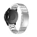 Produktbild SHOBDW Armband für Garmin Fenix 5 & Forerunner 935 - 22 mm, Quickfit-Wechselarmband Ersatz Replacement band , Echtes Edelstahl-Armband Schnelles Wiedereinbau-Sitz-Band-Bügel Wristband Uhr Verstellbar (Silber-1, für Garmin Fenix 5)