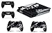 Produktbild giZmoZ n gadgetZ GNG PS4 SLIM Konsolen-Gehäuseaufkleber, Motiv: Dark Joker, inklusive 2er-Set mit Aufklebern für Controller
