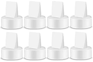 Maymom 8 Count Duckbill Valves for Spectra S1 Spectra S2 Spectra 9 Plus. Not Original Spectra Pump Parts Replace Spectra Duckbill Valve Not Original Accessories Work w/Spectra (8 ct White)