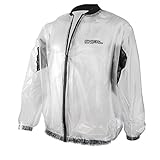 Front Reißverschluss O\'Neal Splash Regen Jacke durchsichtig wasserfest atmungsaktiv Enduro MX Motocross MTB, 1171-0, Größe M