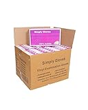 1000 gloves - 10 boxes - Disposable Vinyl Gloves, Latex and Powder Free Medium