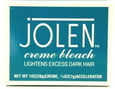JOLEN 1oz or 30 ml CREME BLEACH REGULAR LIGHTENS EXCESS DARK HAIR (Pack of 6)